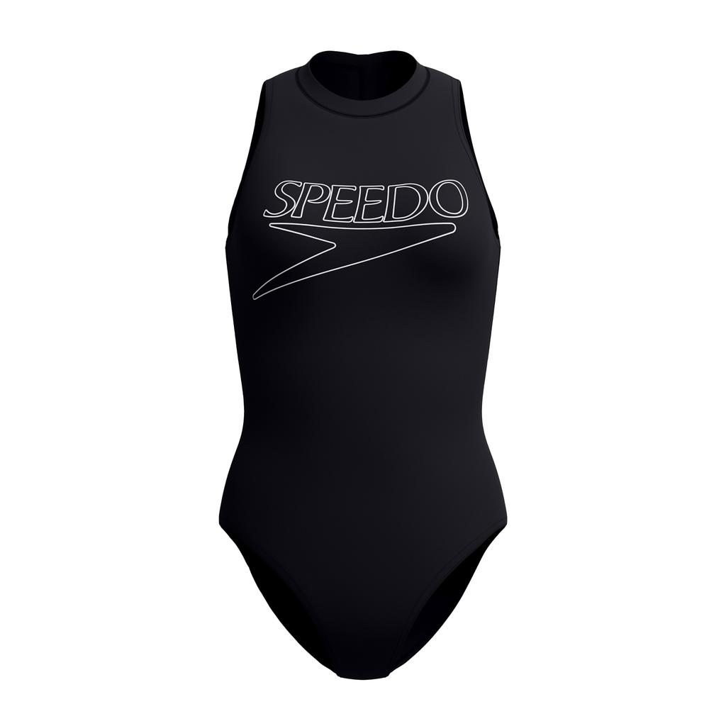 Speedo بدلة سباحة نسائية/بناتي هايدراسوت بشعار إندورانس+ قطعة واحدة