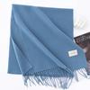 Winter Cashmere Scarf Shawl 2in1 Men Women Solid Color Warm Fashion Versatile High-end