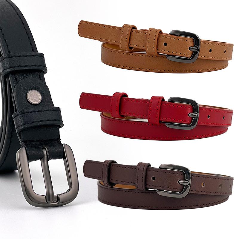 Cowhide Trendy Womens Belt With Alloy Buckle For Daily Office And Outfits Casual