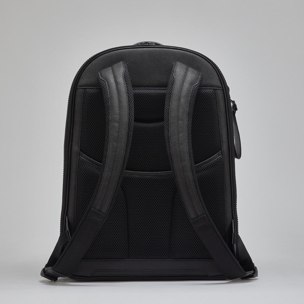 Zero Luggage Zero Black Label Saffiano Leather Backpack