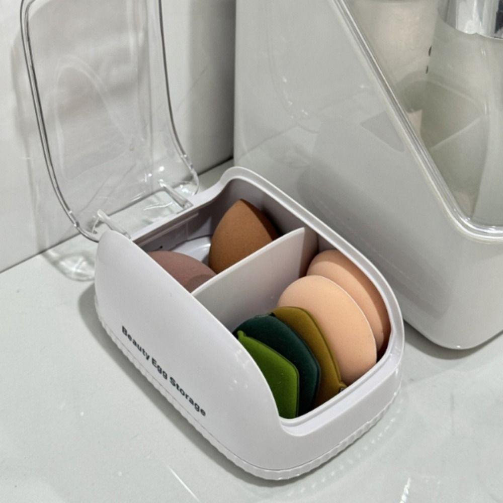 With Lid Makeup Sponge Box Beauty Tools Powder Puff Container Beauty Egg Storage Box  Makeup
