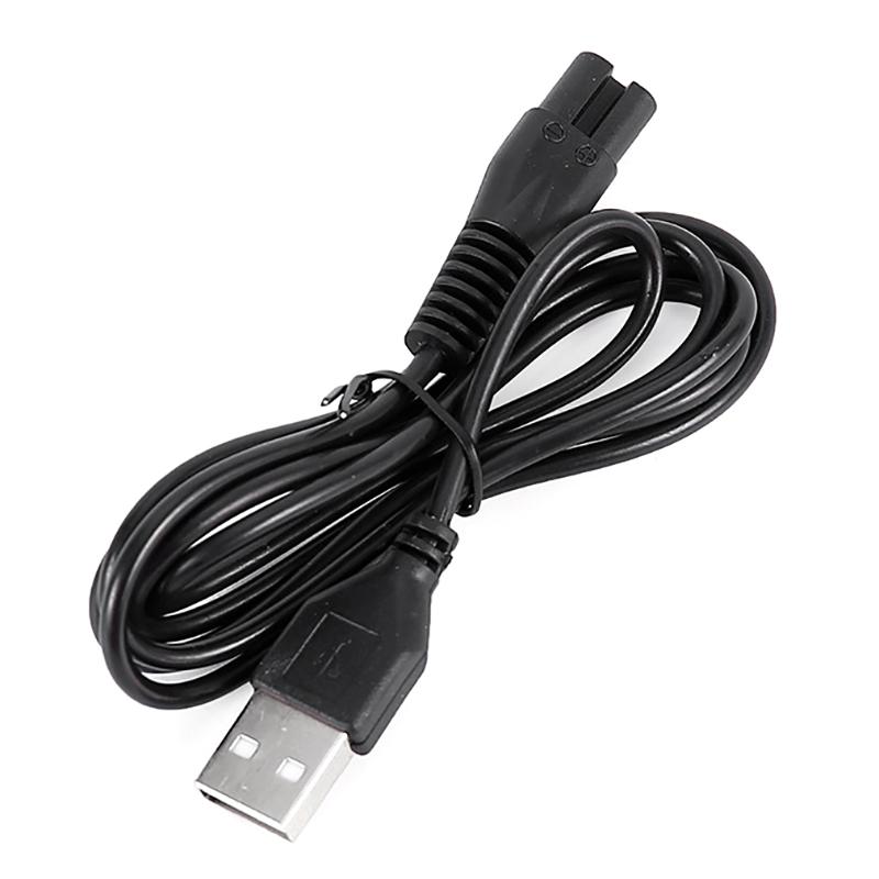 USB 8-förmiges Schwanzladekabel USB-Schnittstelle Rasiererkabel Elektrorasierer Ladekabel 8-förmiges Schwanzkabel