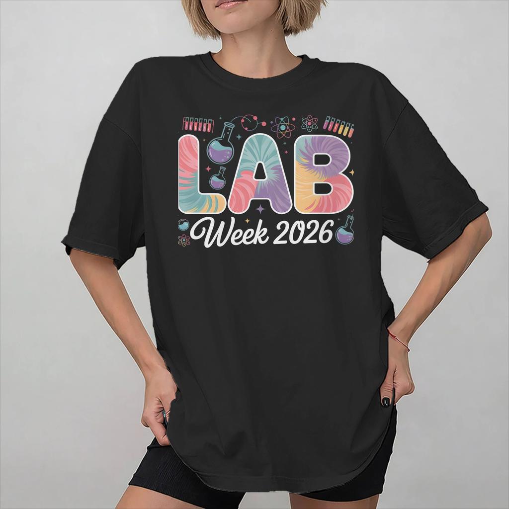 Lab Crew Lab Week 2026 Graphic Printing T Shirt for Unisex Women Cotton Tee Shirt Clothing