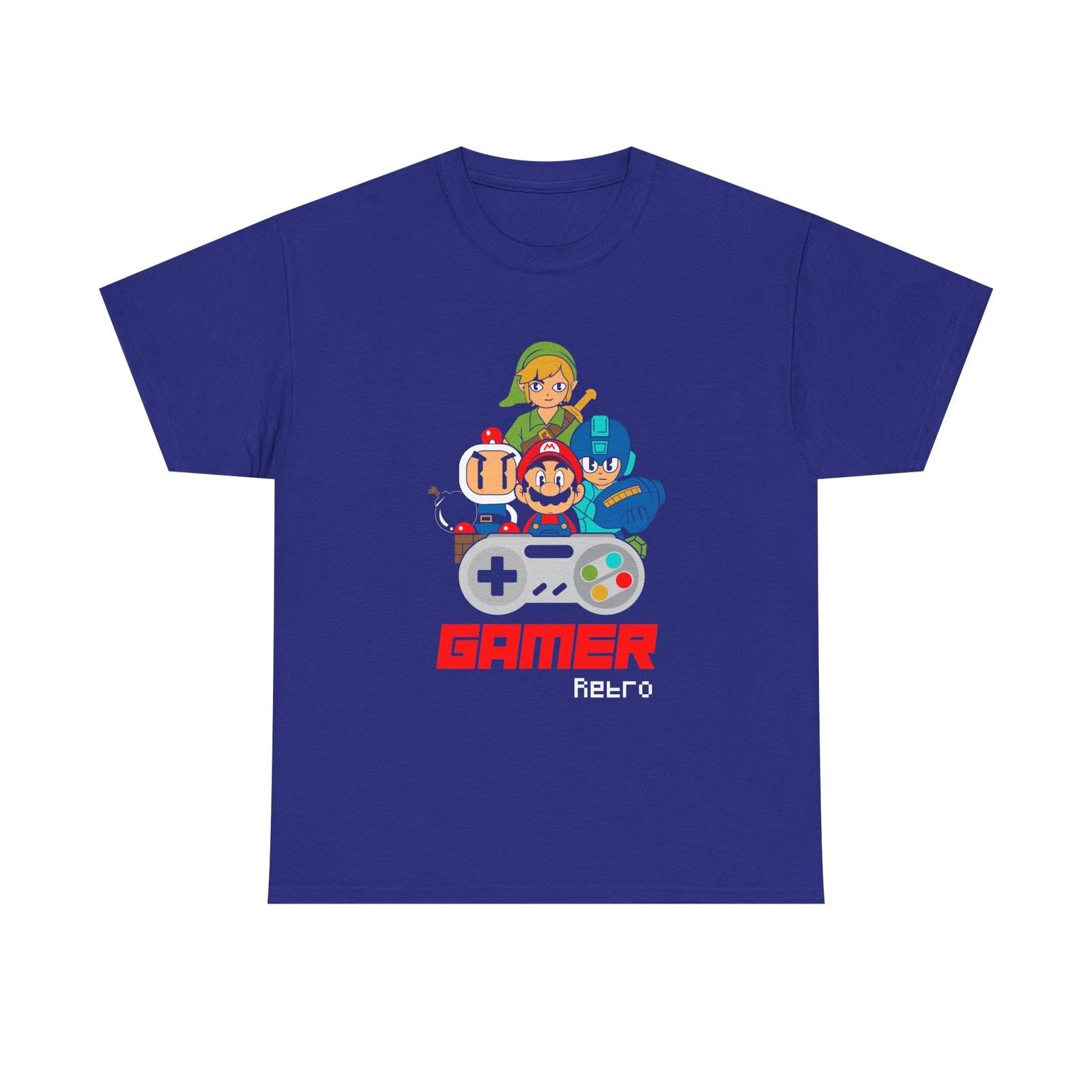 

Retro Controller Gamer Tee | Video Game Character Stack XL