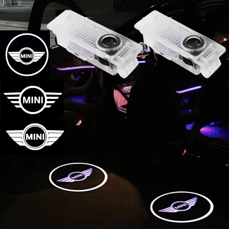 Car Logo LED Door Welcome Lights for Mini Cooper JCW R60 R61 F54 F57 R55 R56 R59 R58 Badge Courtesy Projector Ghost Shadow Lamp