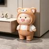Large Capacity Cartoon Piggy Bank Decorative Figurine Living Room Saving Money Only In Not Out