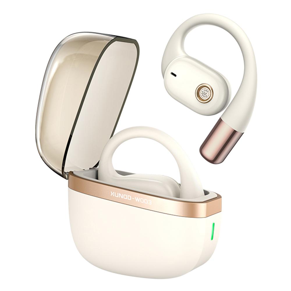 

XUNDD W003 1 Pair Open-Ear Wireless Headset Waterproof Bluetooth-compatible Earphone Apricot