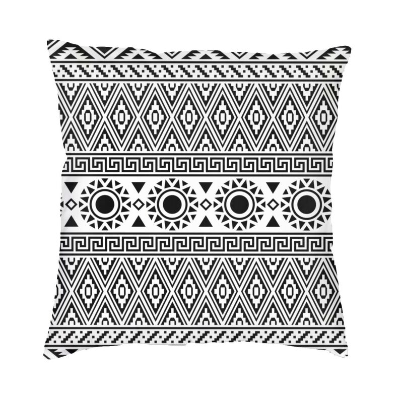 Amazigh Kabyle Berberské motivy Pouzdro na polštář Dekorace do ložnice Maroko Afrika Geometrický povlak na polštář Pohovka Chair Polštář