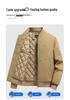 Men's Thickened Cotton Pilot Jacket - Autumn/Winter Stand Collar Loose Baseball Outerwear