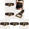 Style Rivet Leather Belt With Alloy Pin Buckle For Casual Outfits And Street Fashion
