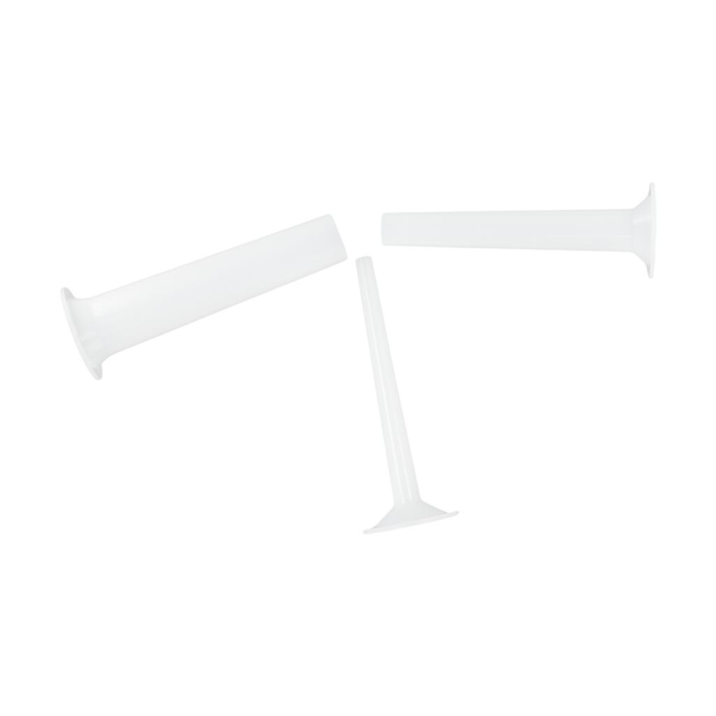 1 Set Tube Bratwurst Italian Sausage Plastic Polish Sausage Poultry Tool White For Breakfast Sausages High Quality