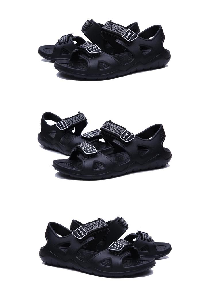 Men's Non-slip Breathable EVA Sole Summer Sports Slippers for Outdoor, Driving, and Beach