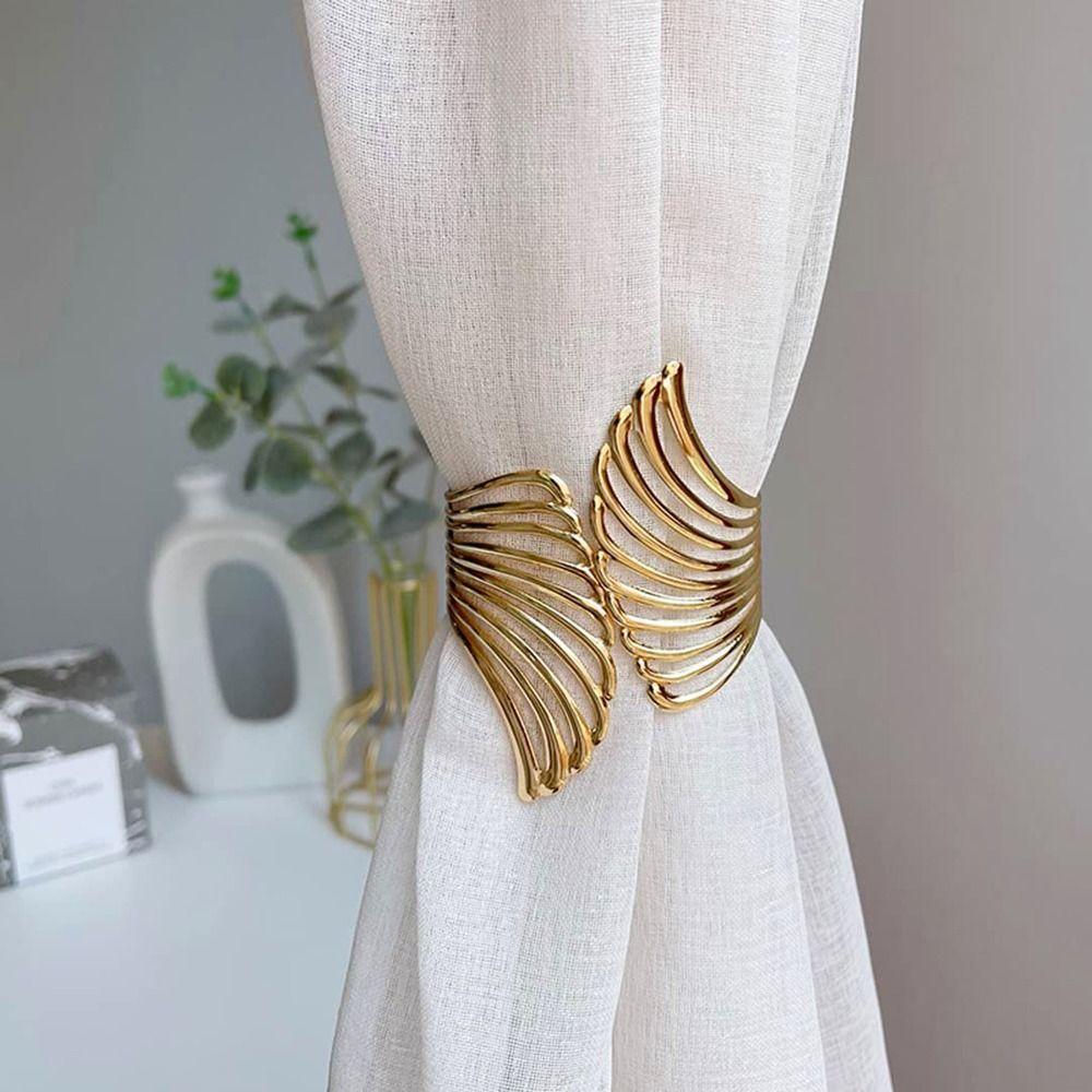 1-24PCS Minimalist Butterfly Wing Napkin Rings Luxury Hotel and Wedding Fine Dining Table Decor Napkin Holders