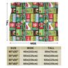 Christmas-S-Green-S-Grinch Blanket Coral Fleece Plush Spring Autumn  Portable Soft Throw Blanket for Bed Office Bedspread