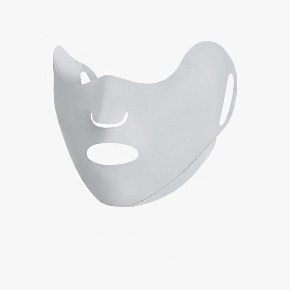 Thin Ice Silk Mask Summer Face Cover Elastic Face Gini Mask  Outdoor серый