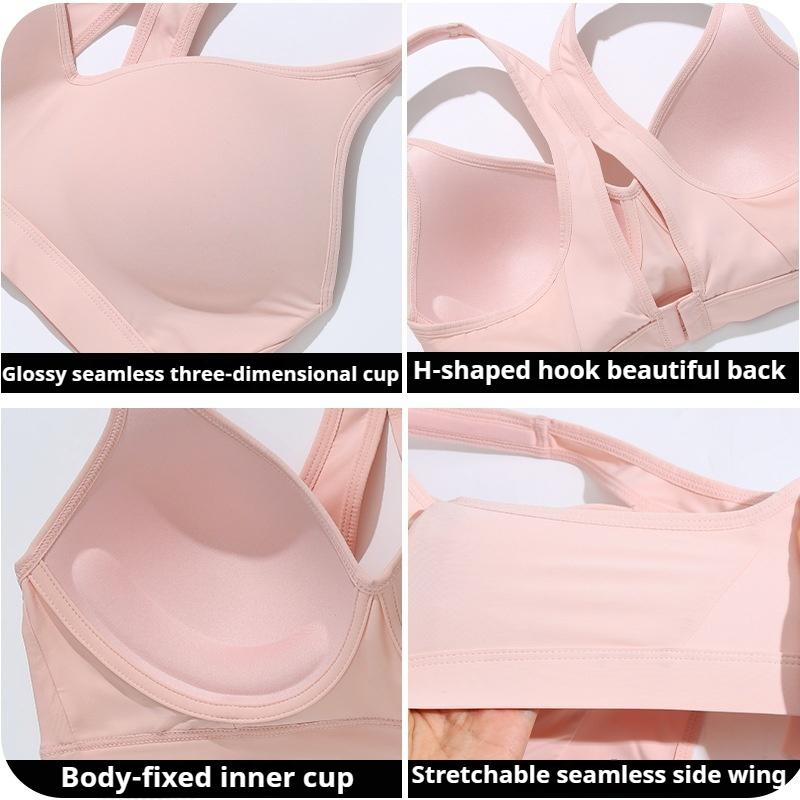 Sports Back Beauty Underwear Seamless Breathable Women's Bra Small Chest Non-empty Cup No Wire Bra