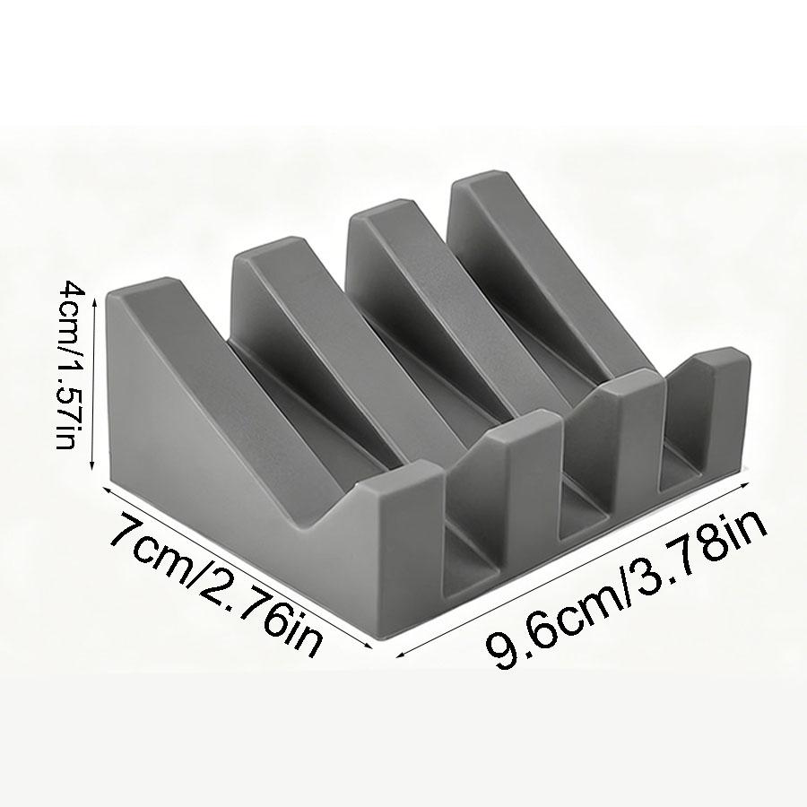 

A soap box, silicone drain pan, bathroom storage rack, silicone soap holder серый