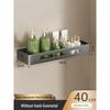 HANDUNYOU No-Drill Wall-Mounted Bathroom Shelf