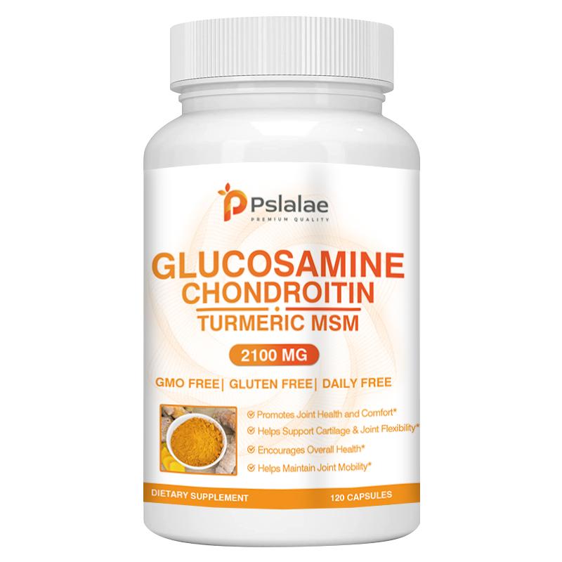 

Pslalae contains glucosamine and chondroitin, with added turmeric and frankincense to relieve joint discomfort. 120