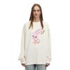 We11done Ss23 Round Neck Pullover Rabbit Print Cartoon Long Sleeve Sweatshirt Unisex sweatshirt Off-White WD-TT1-23-792-U-IV