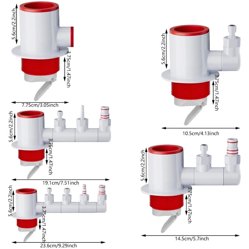Kitchen Bathroom Drain Pipe Connector Universal Three Way Drain Pipe Connector Kitchen Bathroom drainages Pipe Filters