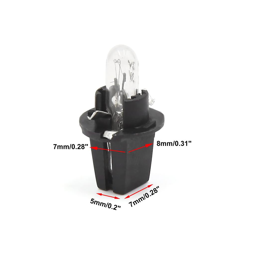 uxcell Automotive Light DC 12V 1.2W T5 74 LED Dashboard