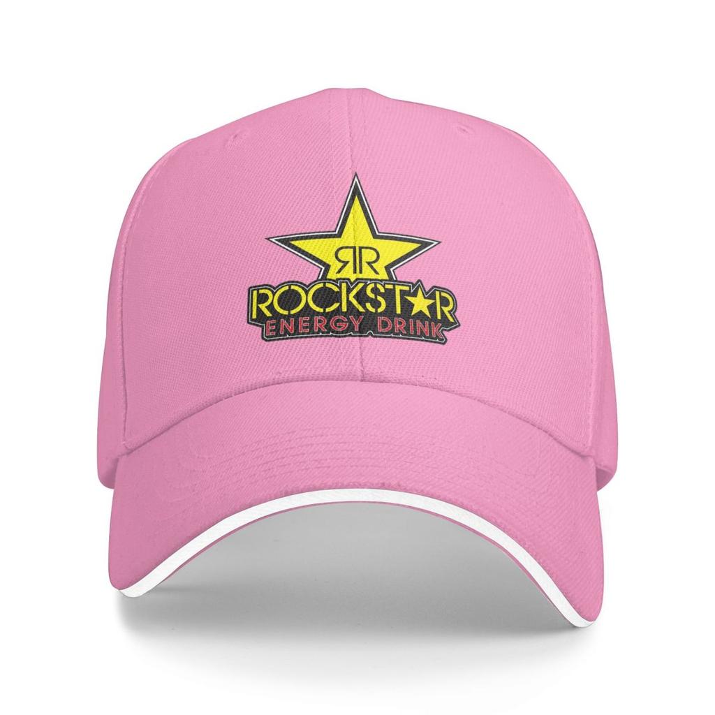 Casquettes de Baseball Snapback Respirantes Décontractées Casquette d'Extérieur pour Hommes et Femmes Rockstar Energy Drink