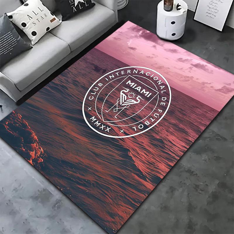Inter Miami CF Carpet Rug for Living Room Bedroom Home Sofa Decoration,Kids play Non-slip Floor Mat