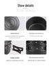 2-3 Person Portable Camping Cookware Set: Foldable Pots and Teapot for Outdoor Picnics