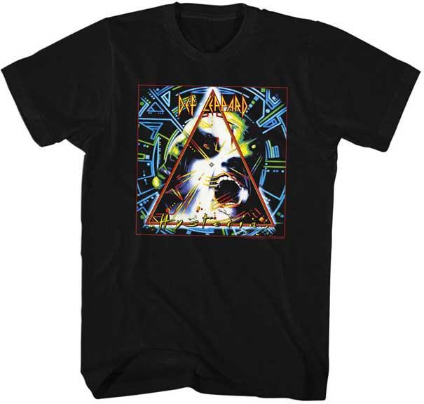 Def Leppard Hysteria Album Cover Men T Shirt Rock Band Music Merch XL