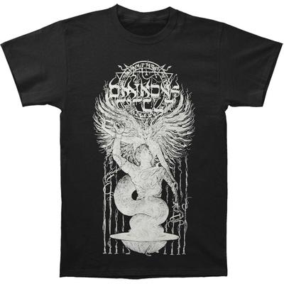 Herren Ominous Circle Entsetzlicher Aufstieg T-Shirt Schwarz