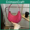 Stylish New Shoulder Bag For Women 2023 Summer Pure Color Commuter Dumpling Bag