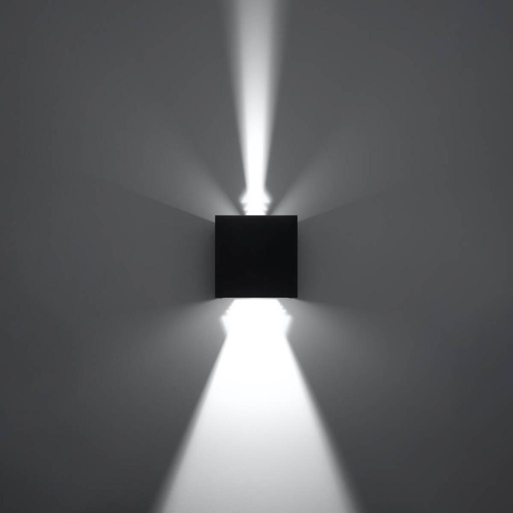 Cube bathroom wall lamp with adjustable light flow LUCA LED 7W SL.0545 Sollux Lighting
