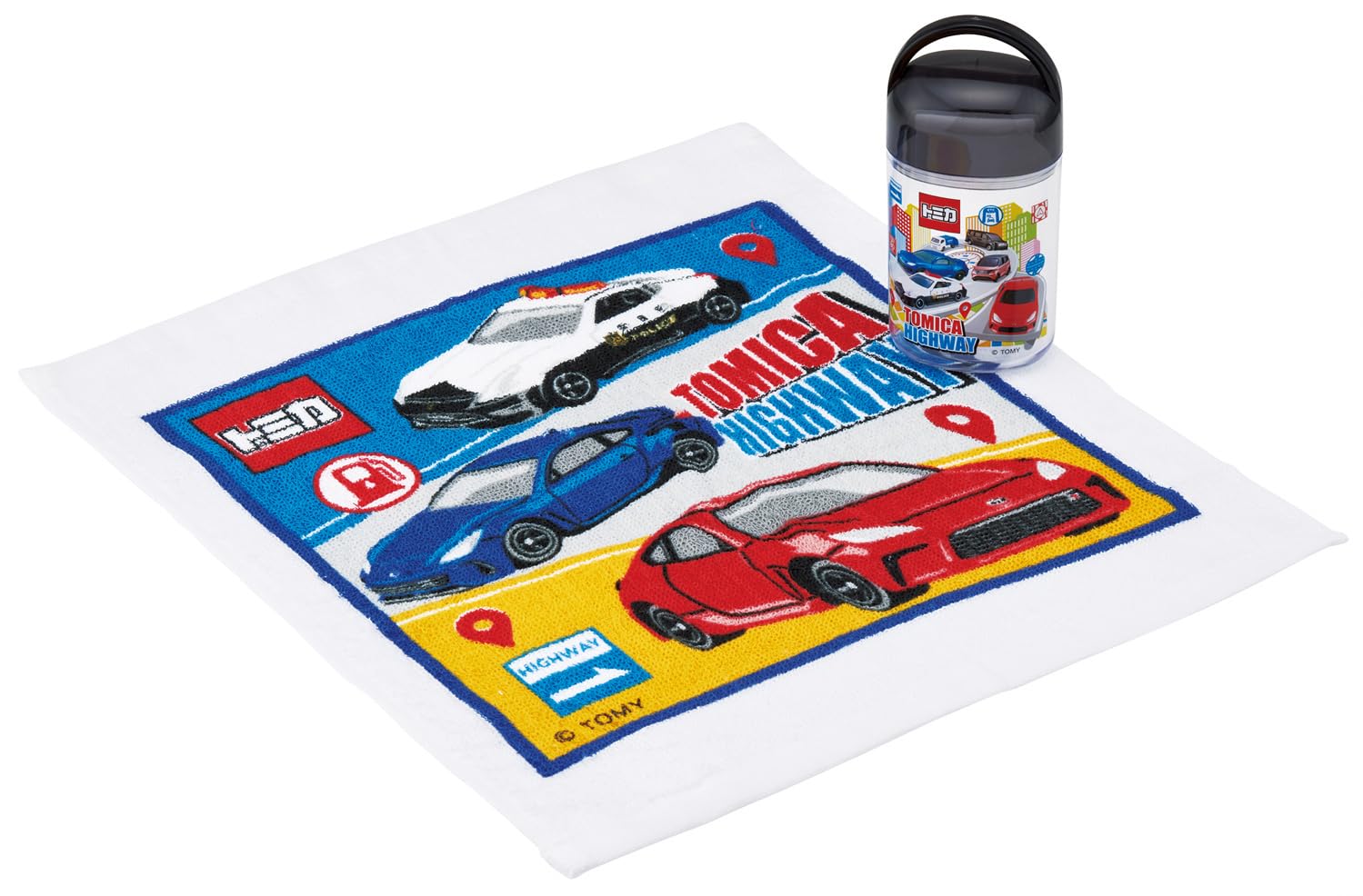 

Набор полотенец Skater с чехлом, 32 x 30.5 см, Сделано в Японии, Tomica 25, Для мальчиков, OA5AG