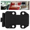 6 Sets Nylon Cabinet Drawer Rebound Self Locking Door Latches Furniture Hardware AccessoriesBlack