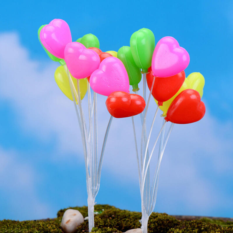 Miniature Fairy Garden Mini Balloon Dollhouse Craft Plant Pot Ornament Decor Toy