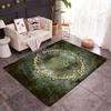 Lord Rings Symbol Carpet Suitable for Outdoor Foyer Living Rooms Entryway Antislip Carpet Anime Office Decor Spiritual Gift
