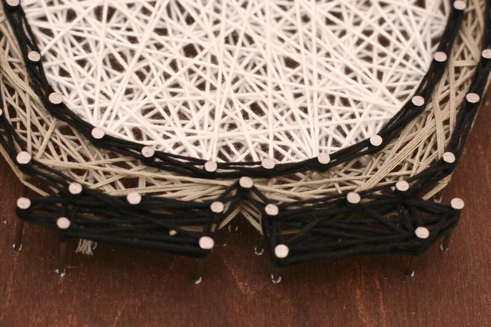 Set of String Art Outline Art Handmade