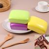 Sticky Toast  Slow Rebound Toys Soft Dessert Squeeze Party Relaxed Relief Sensory Squishies Clear Simulation Toys Gift