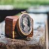 Handmade Brass Victoria Nautical Pocket Compass Gift for Husband, Wedding Gift