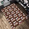 Nutella Schoko-Haselnuss-Aufstrich Glas Brotmesser Teppich für Zuhause Büroteppich Teppich für Zimmerbereich Bürostuhlpolster Feiertagsgeschenk