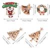 Korean Style Christmas Brooch Badge Christmas Tree Brooch Daily Enamel Rhinestone Brooches  Daily