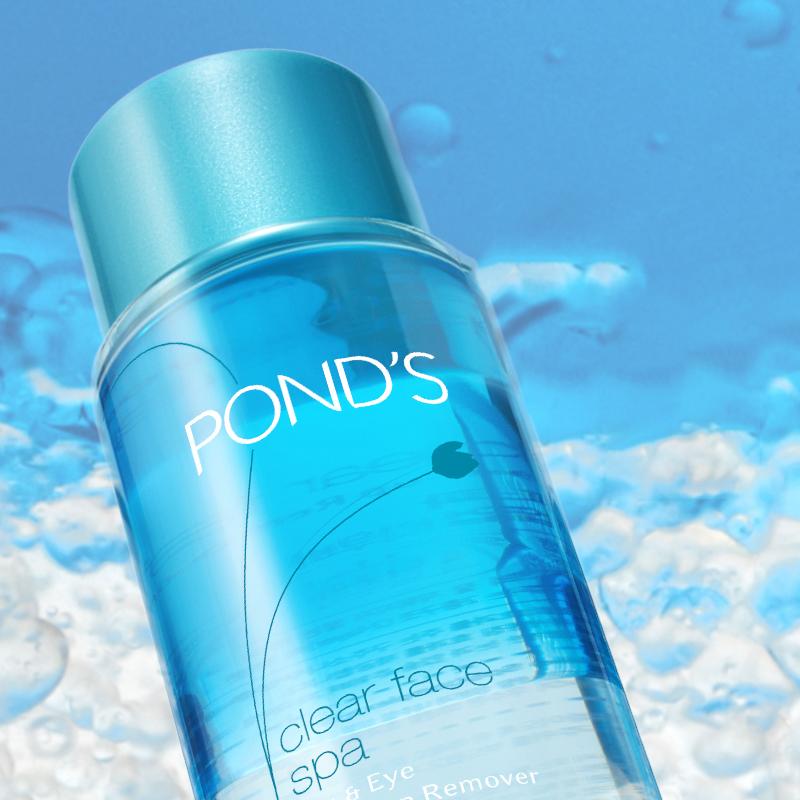 [POND'S] Clear Face Spa Lip & Eye Make-up Remover 300ml