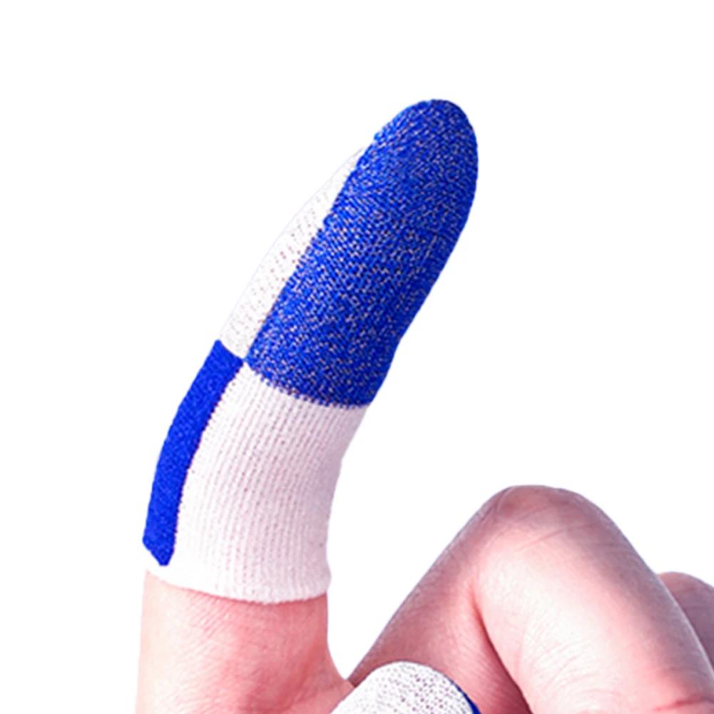 3/10Pairs Mobile Finger Sleeve Breathable Thumb Gloves Sweatproof Anti Slip Touch Screen Controller Finger Cover for PUBG Game 5