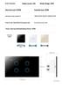 Graffiti Smart WiFi Wall Switch with Alexa & Google Voice Control, US/EU Specs, Touch Panel