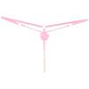 Sexy String Underwear Women Crotchless Flower Panties G String Lady T-Back Thong Transparent Lingerie With Pearls Panties New