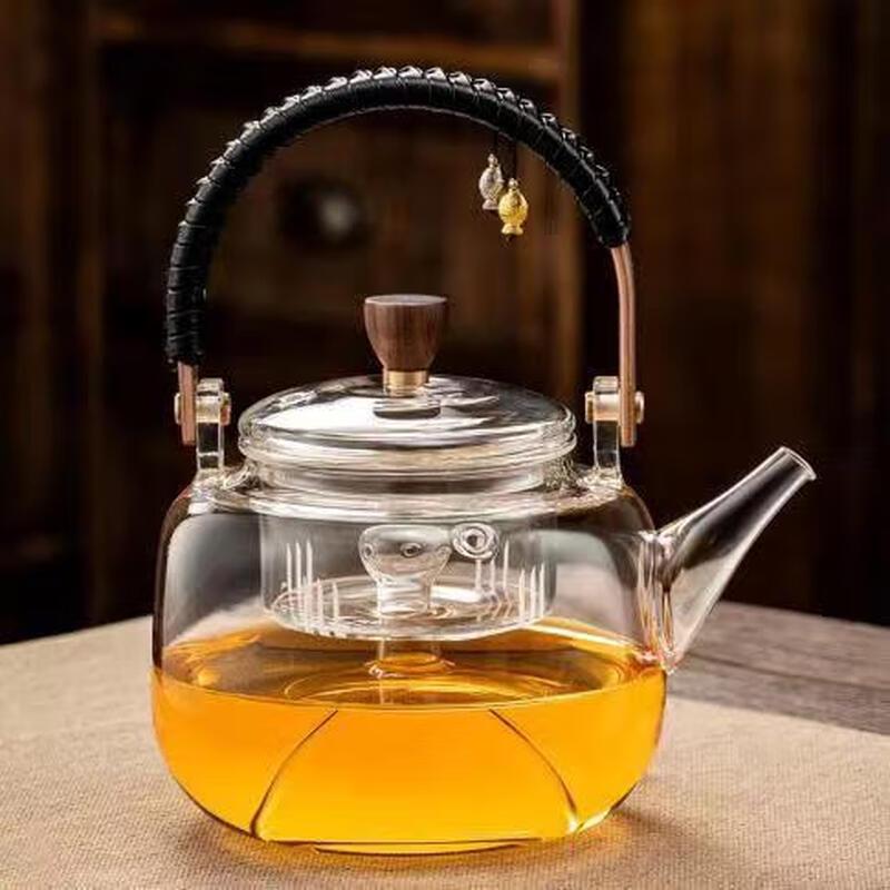 Shangqi Glass Steaming Teapot with Handle