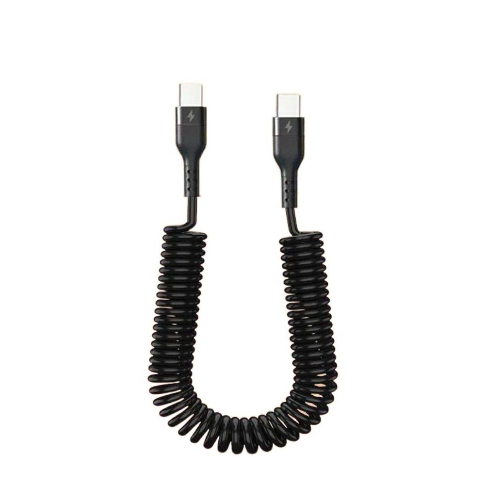 PD120W Fast Charging Data Cable Flexible Mobile Phone Charging Cable Portable Chargeing Wire 1.8m чёрный