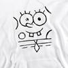 SpongeBob SquarePants Mens Sketch Smile Hoodie