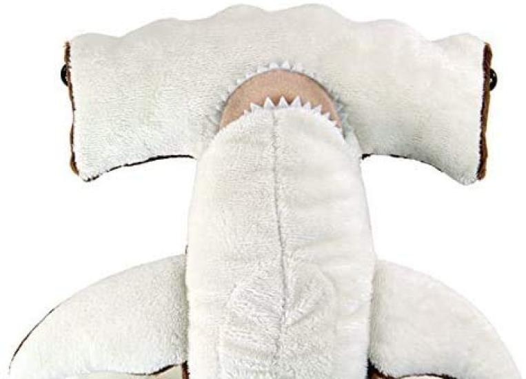 Calorata Scalloped Hammerhead Shark Plush Toy Realistic Shark Animal Toy Doll Gift Present Birthday Christmas Present (Medium Size/Soft Touch) (Twice